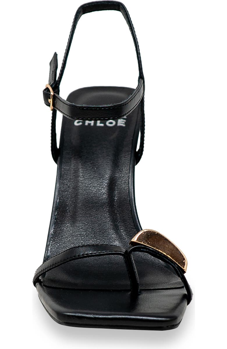 CHASE AND CHLOE Kamiko Square Toe Sandal, Alternate, color,