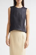 PARTOW Nami Sleeveless Silk Blend Shell