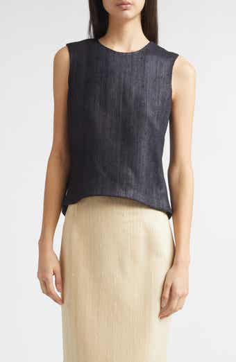 Nami Sleeveless Silk Blend Shell