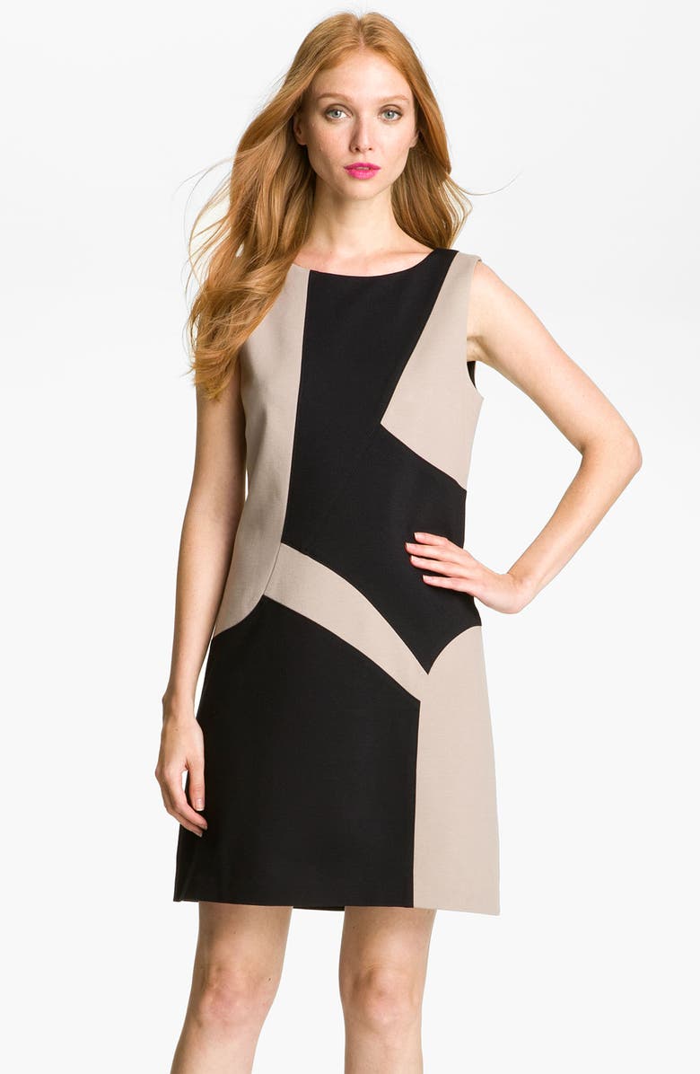 Suzi Chin for Maggy Boutique Colorblock Mod Shift Dress, Main, color,