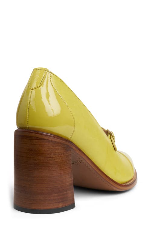 The Office Of Angela Scott Miss Elize Cap Toe Pump In Yellow