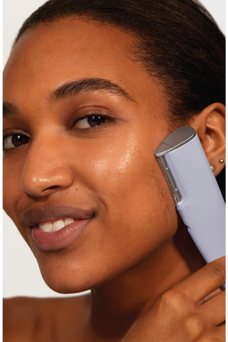 LUXE+ Advanced Sonic Dermaplaning & Peach Fuzz Removal Set, Alternate, color, LILAC
