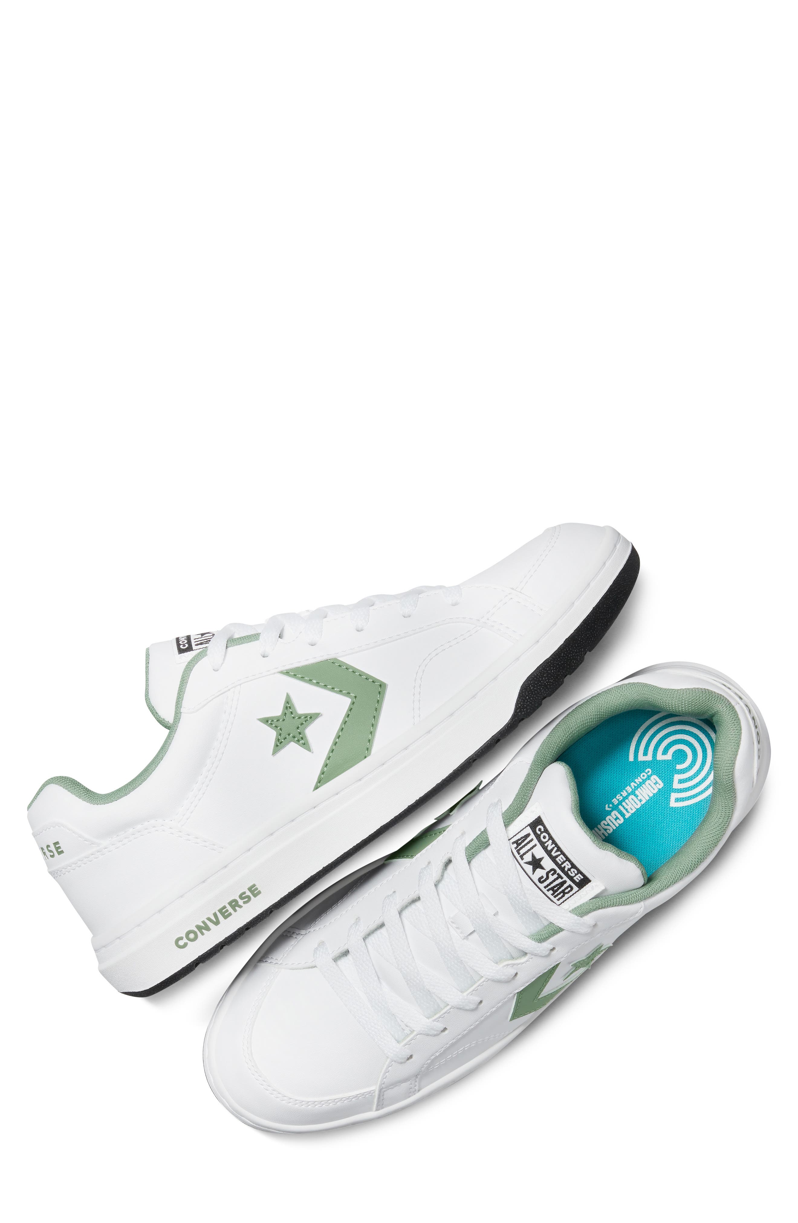 Converse Pro Blaze Classic OX Sneaker, Alternate, color, White/ White