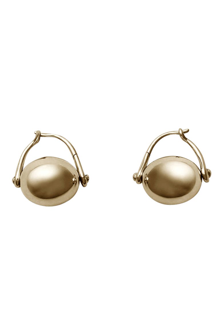 Ellipse Drop Earrings, Main, color, GOLD