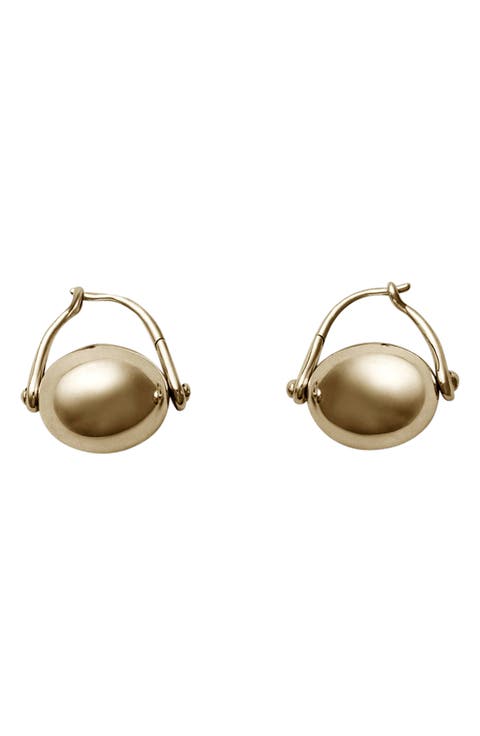 Ellipse Drop Earrings