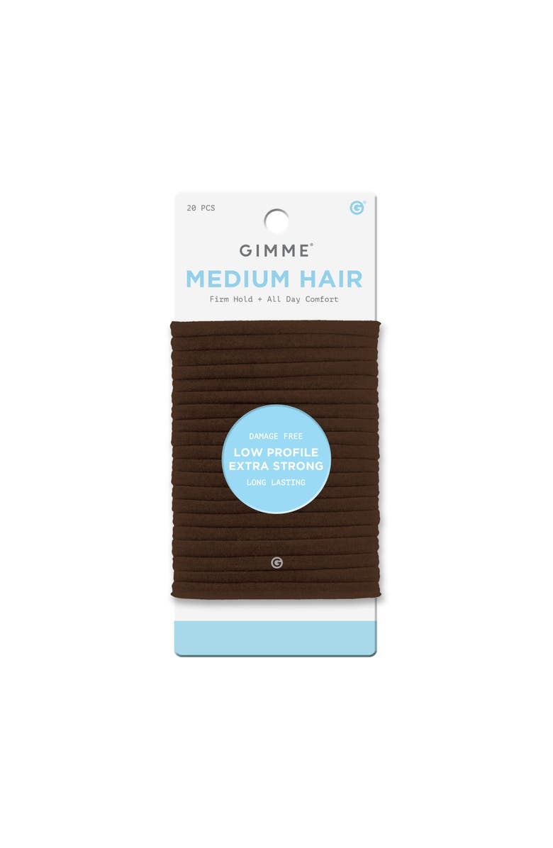 Gimme Beauty Low Profile Hair Bands, Main, color, Light Brown