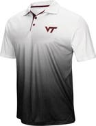 COLOSSEUM Men's Colosseum Gray Virginia Tech Hokies Magic Team Logo Polo
