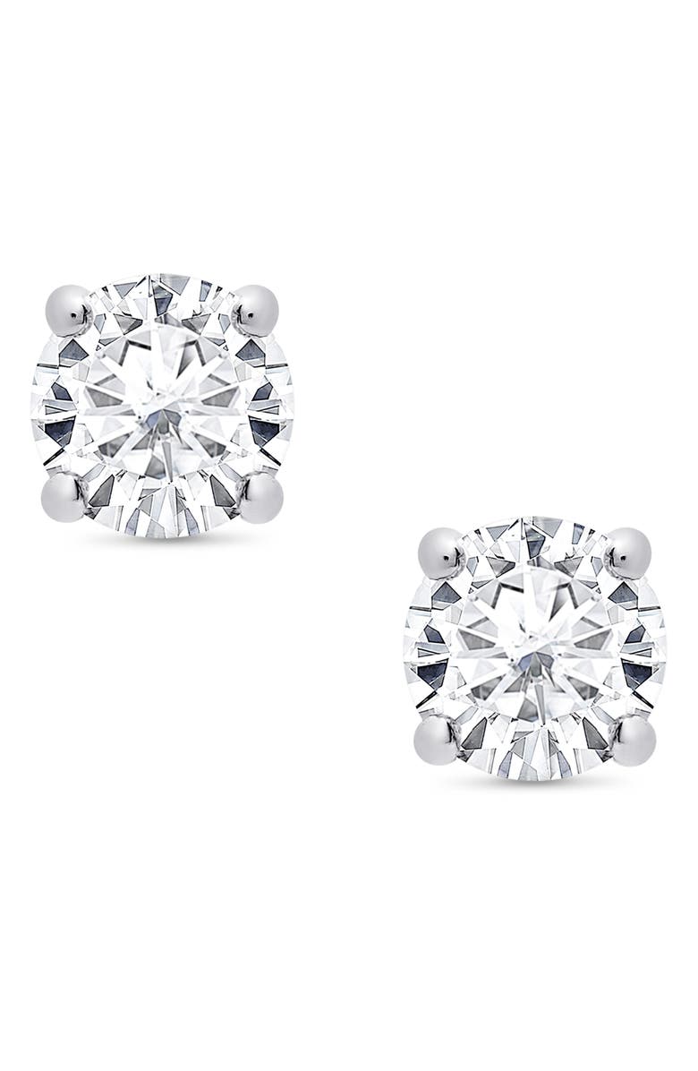 Lily Nily 3-Pair Stud Earrings, Alternate, color, Silver