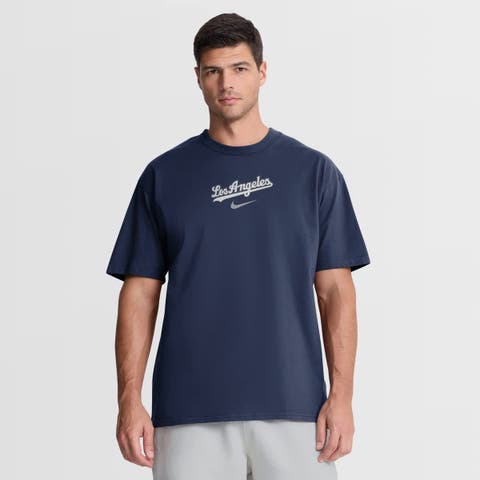 Men's Nike  Navy Los Angeles Dodgers City Name Max 90 T-Shirt