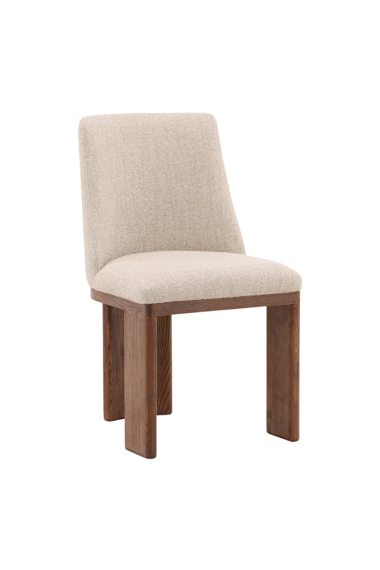 Esmée Boucle Dining Chair, Main, color, Brown