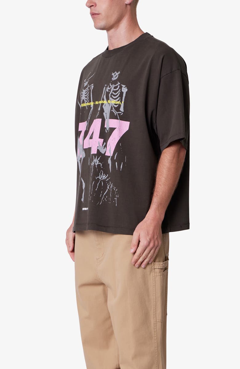 mnml 747 Zombie Country Graphic T-Shirt, Alternate, color, Vintage Black