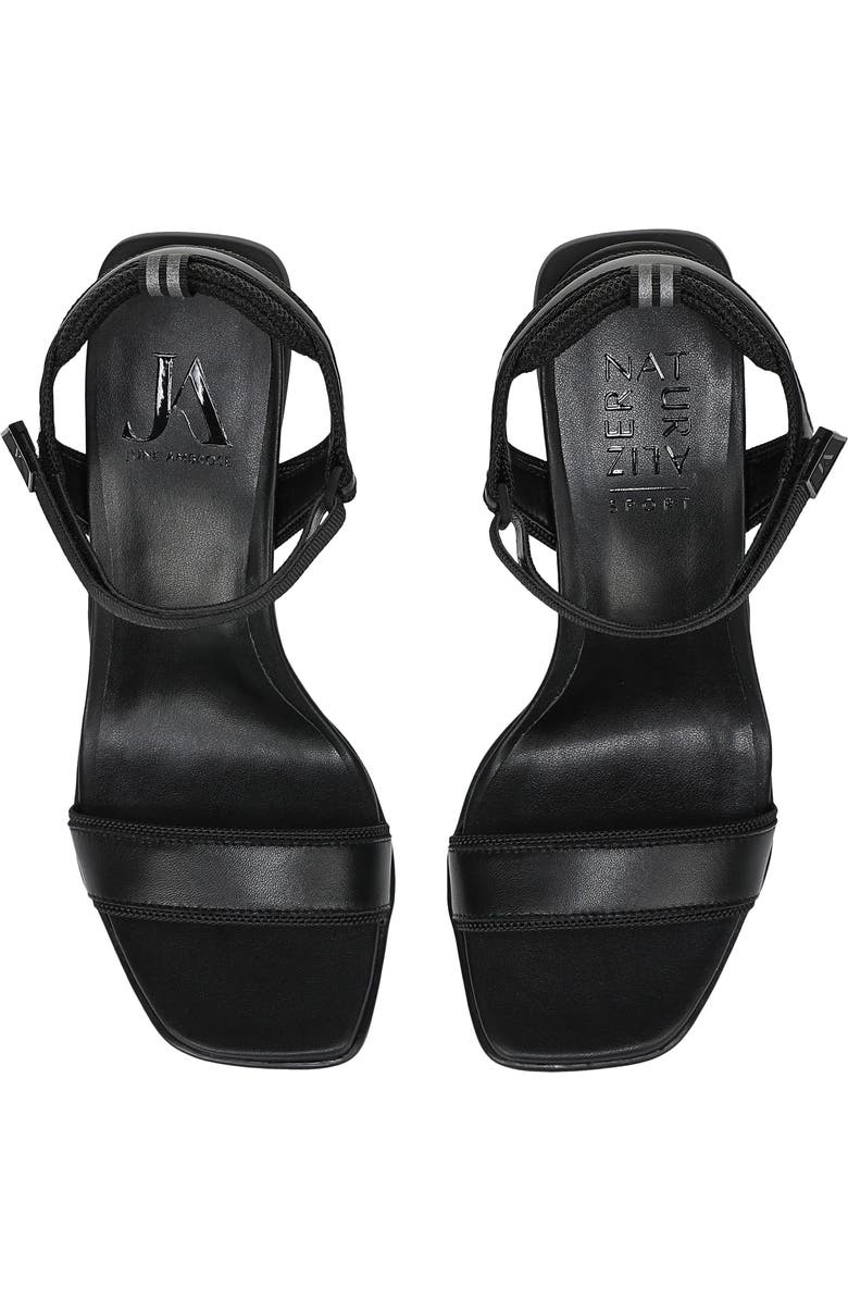 Naturalizer x June Ambrose Nova Sandal, Alternate, color, Black