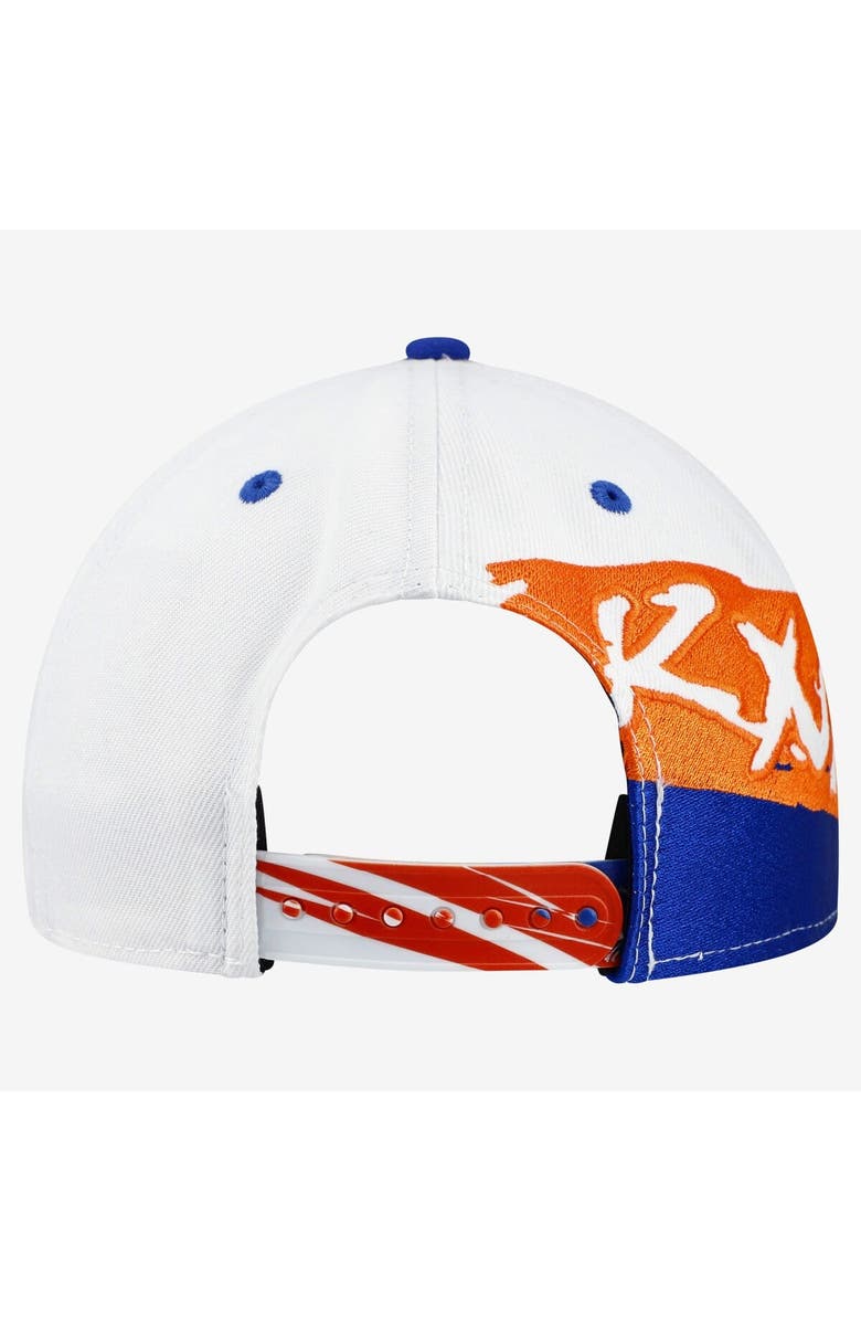 New Era Youth New Era White/Blue New York Knicks Swept 9FIFTY Snapback Hat, Alternate, color, White