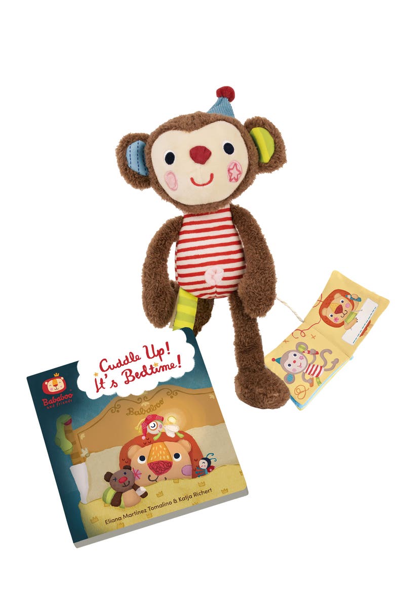 Bababoo and friends<sup>®</sup> Yuki Monkey Bedtime Book & Plush Set, Main, color, Multi / Brown