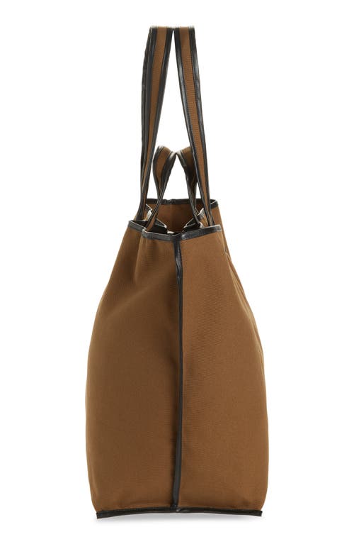 Kassl Contrast Trim Canvas Tote