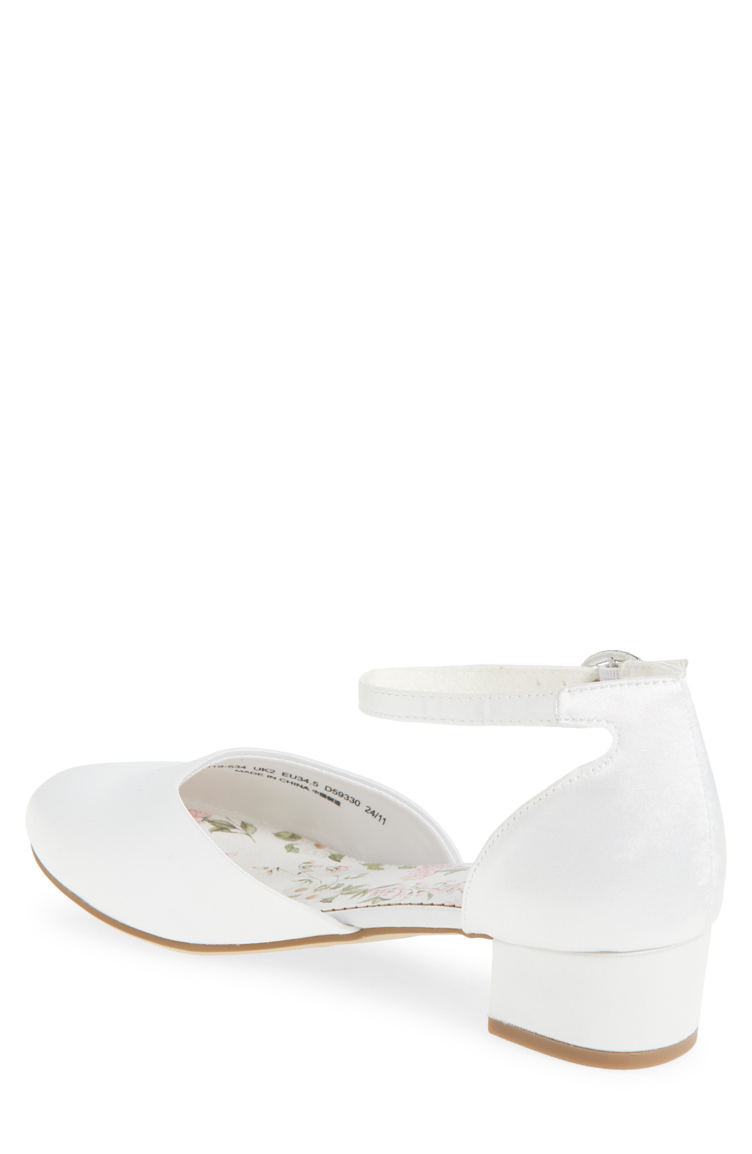 NEXT Kids
 Ankle Strap Pump, Alternate, color, White