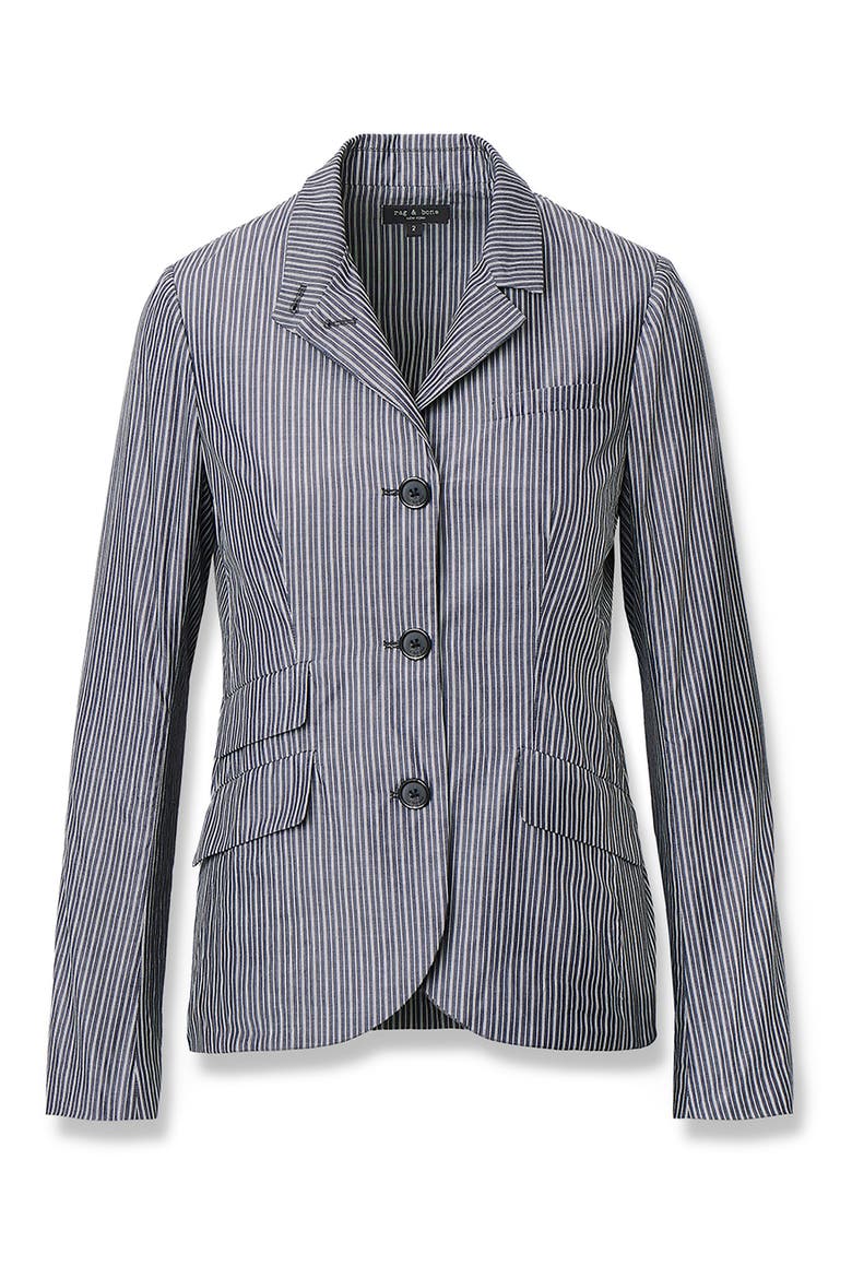 Jennie Cotton Blazer, Alternate, color, SALST
