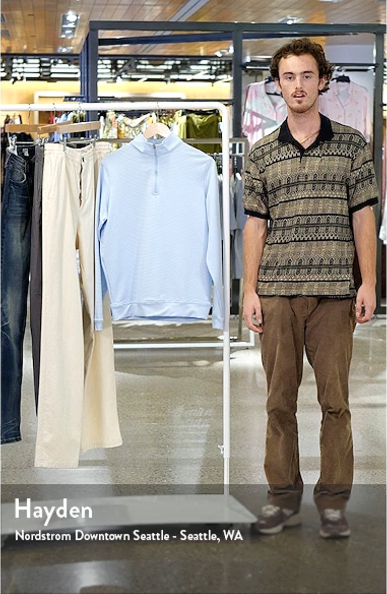 Perth Stripe Quarter Zip Performance Pullover, sales video thumbnail