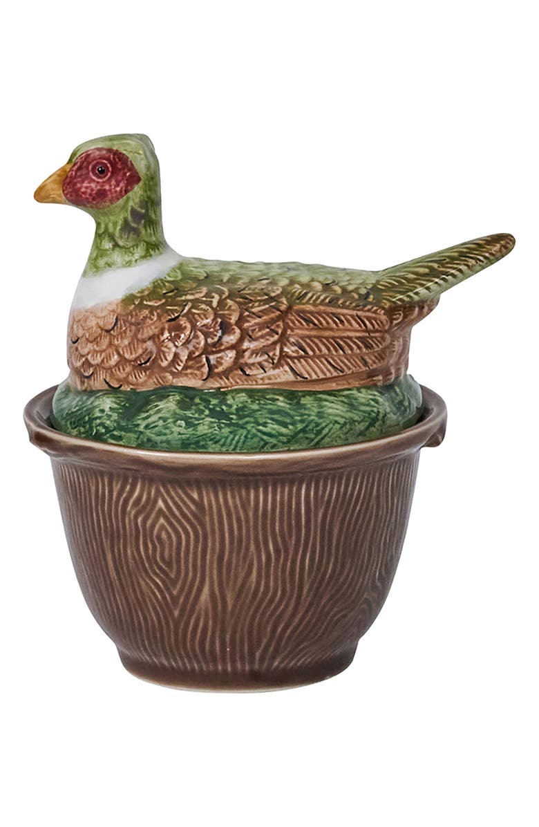 Juliska Forest Walk Pheasant Covered Bowl, Main, color, 