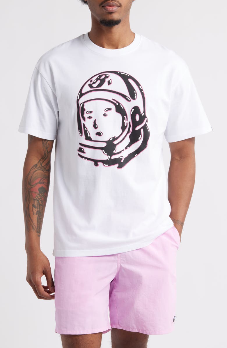Billionaire Boys Club Helmet Graphic T-Shirt, Main, color, White