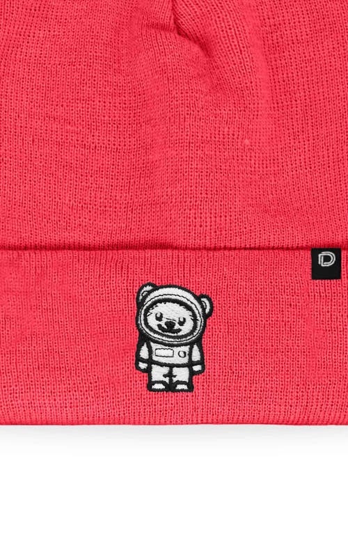 Dalix Ice Bear Beanie In Neon Pink