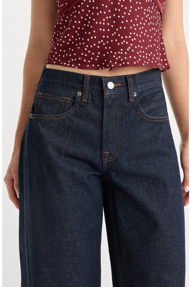 Vintage Barrel Ankle Wide Leg Jeans, Alternate, color, INDIGO1302