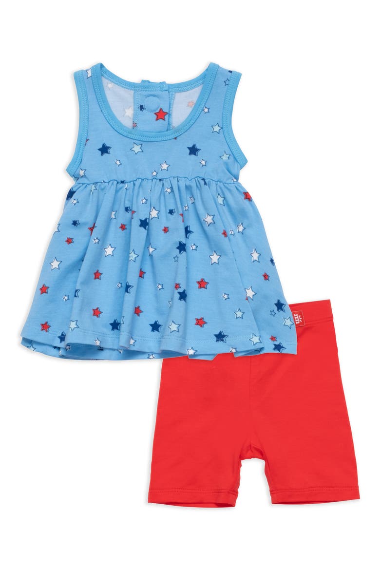 Red White & Bluetiful Magnetic Closure Tank & Shorts Set, Main, color, RED WHITE BLUET