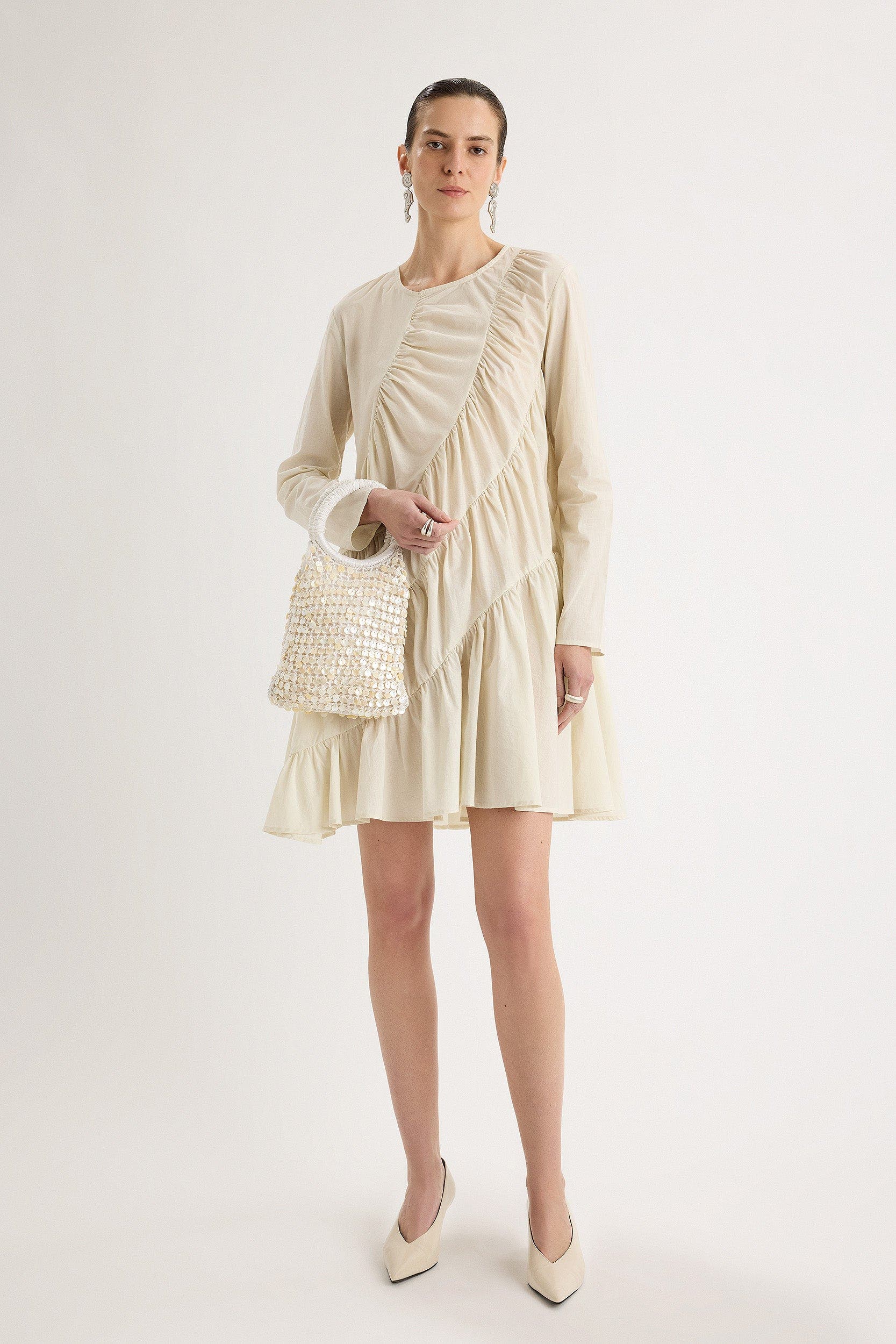 Maris Shell Bag, Alternate, color, Ivory
