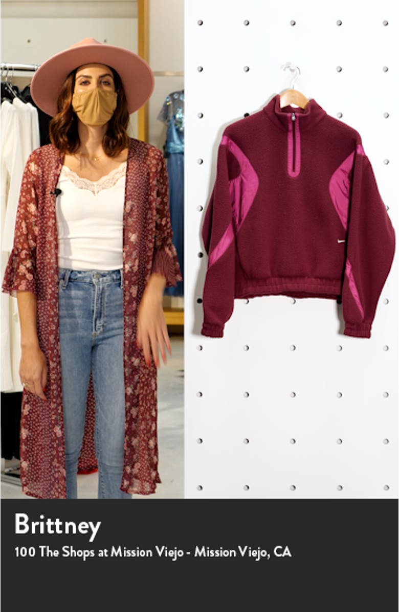 Sportswear Women's Quarter Zip Fleece Pullover, sales video thumbnail