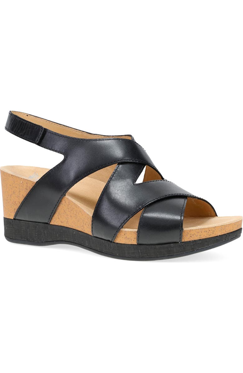 Dansko Shyla Slingback Wedge Sandal, Main, color,