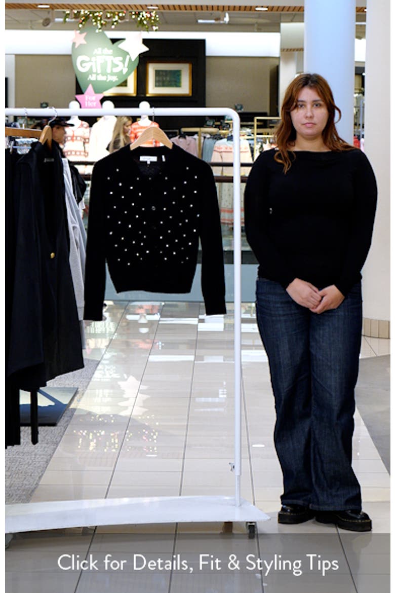 The Rhinestone Collared Wool & Cashmere Cardigan video