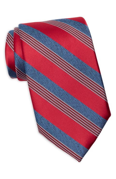 Warren Stripe Cotton Tie