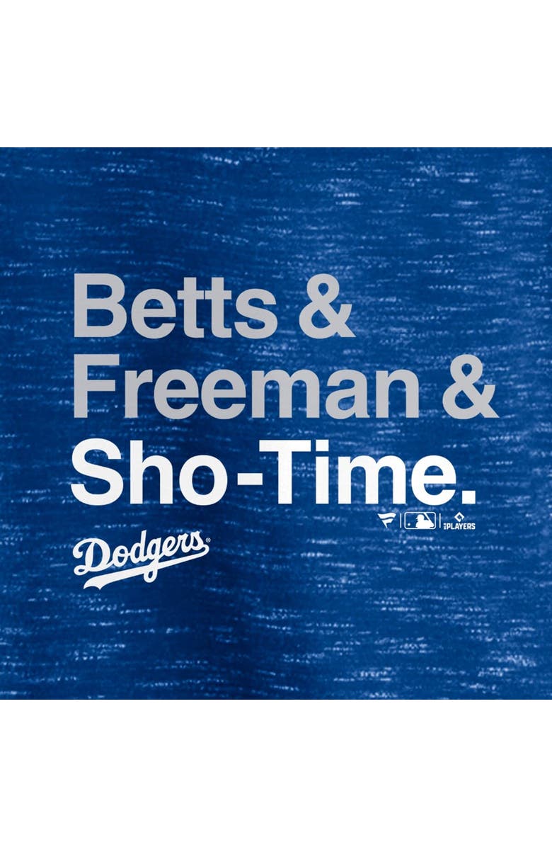 FANATICS Men's Fanatics Royal Los Angeles Dodgers Exclusive Betts & Freeman & Sho-Time T-Shirt, Alternate, color, 