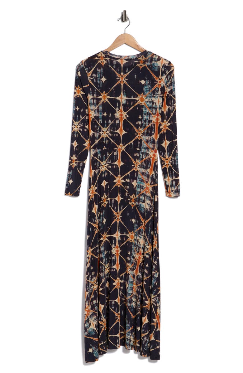 Ulla Johnson Naia Long Sleeve Ruched Midi Dress, Alternate, color, Phoenix