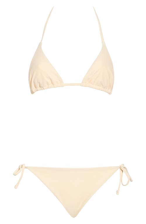 Vince Triangle Bikini Top In Neutral