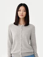Gobi Cashmere Essential Cashmere Crewneck Cardigan