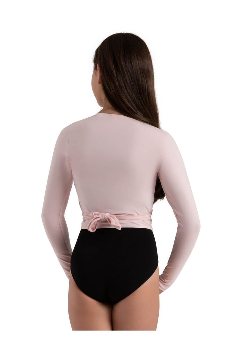 Wrap Top, Alternate, color, light/pastel pink