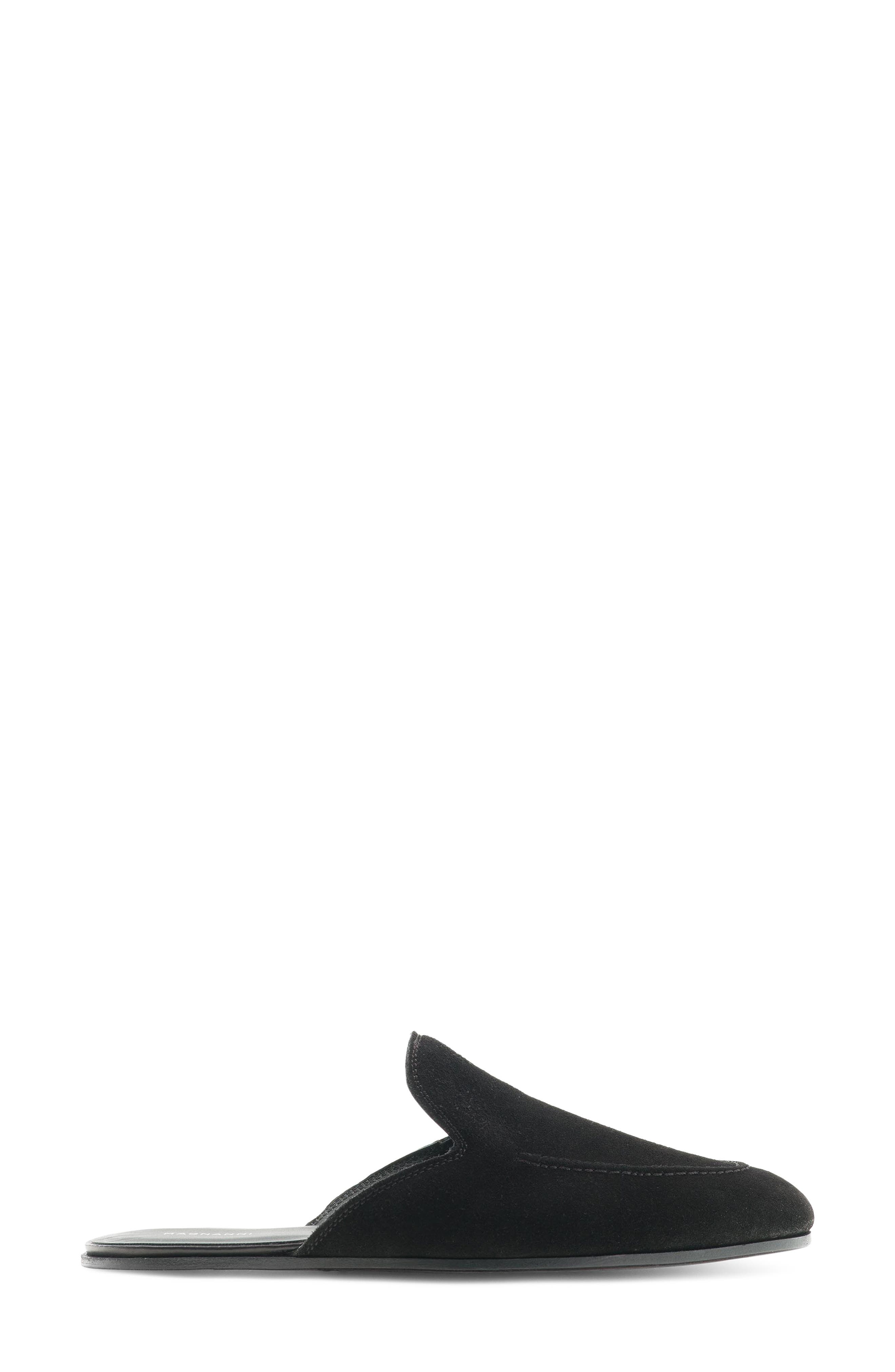 Heidi Flat Mule, Alternate, color, BLACK