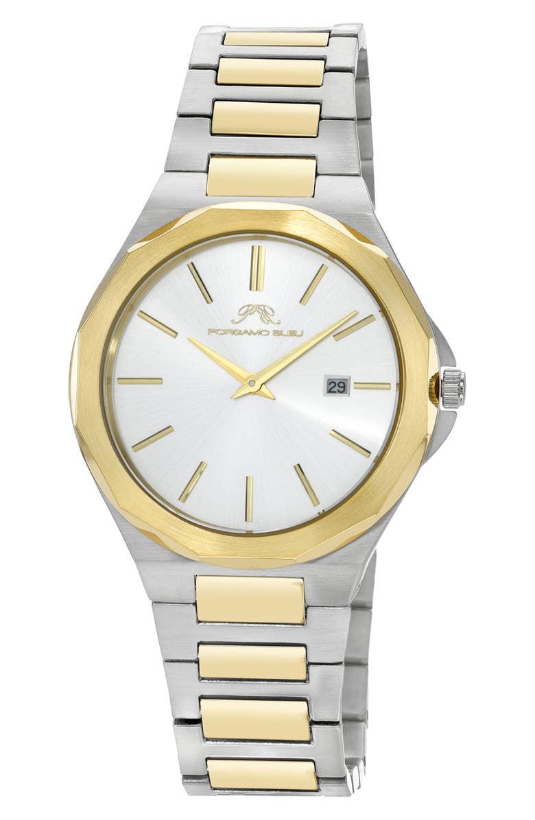 PORSAMO BLEU Alexander Two-Tone Bracelet Strap Watch, 41mm, Main, color, Two Tone