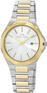 PORSAMO BLEU Alexander Two-Tone Bracelet Strap Watch, 41mm