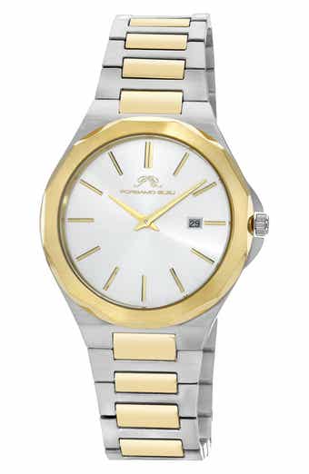 PORSAMO BLEU Alexander Two-Tone Bracelet Strap Watch, 41mm