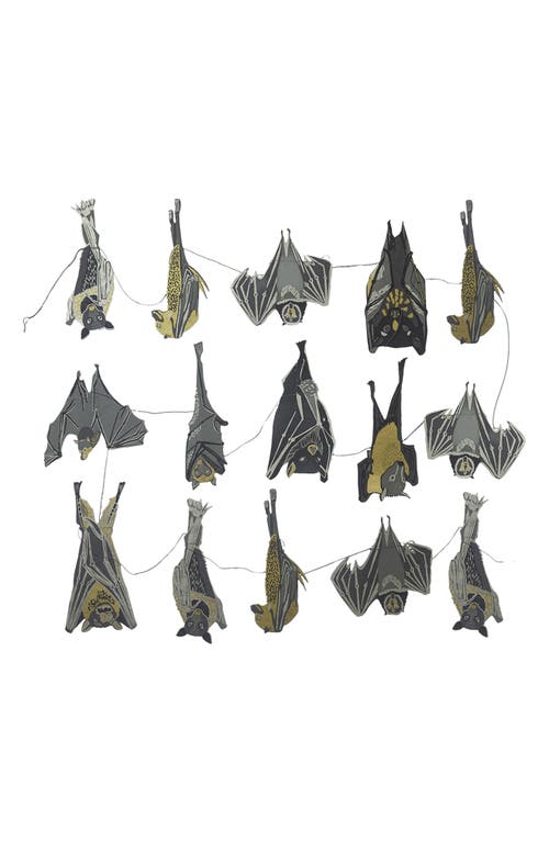 East End Press Bats Sewn Garland In Multi