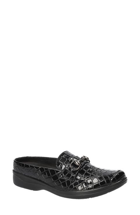 Nell Bit Croc Embossed Mule (Women)
