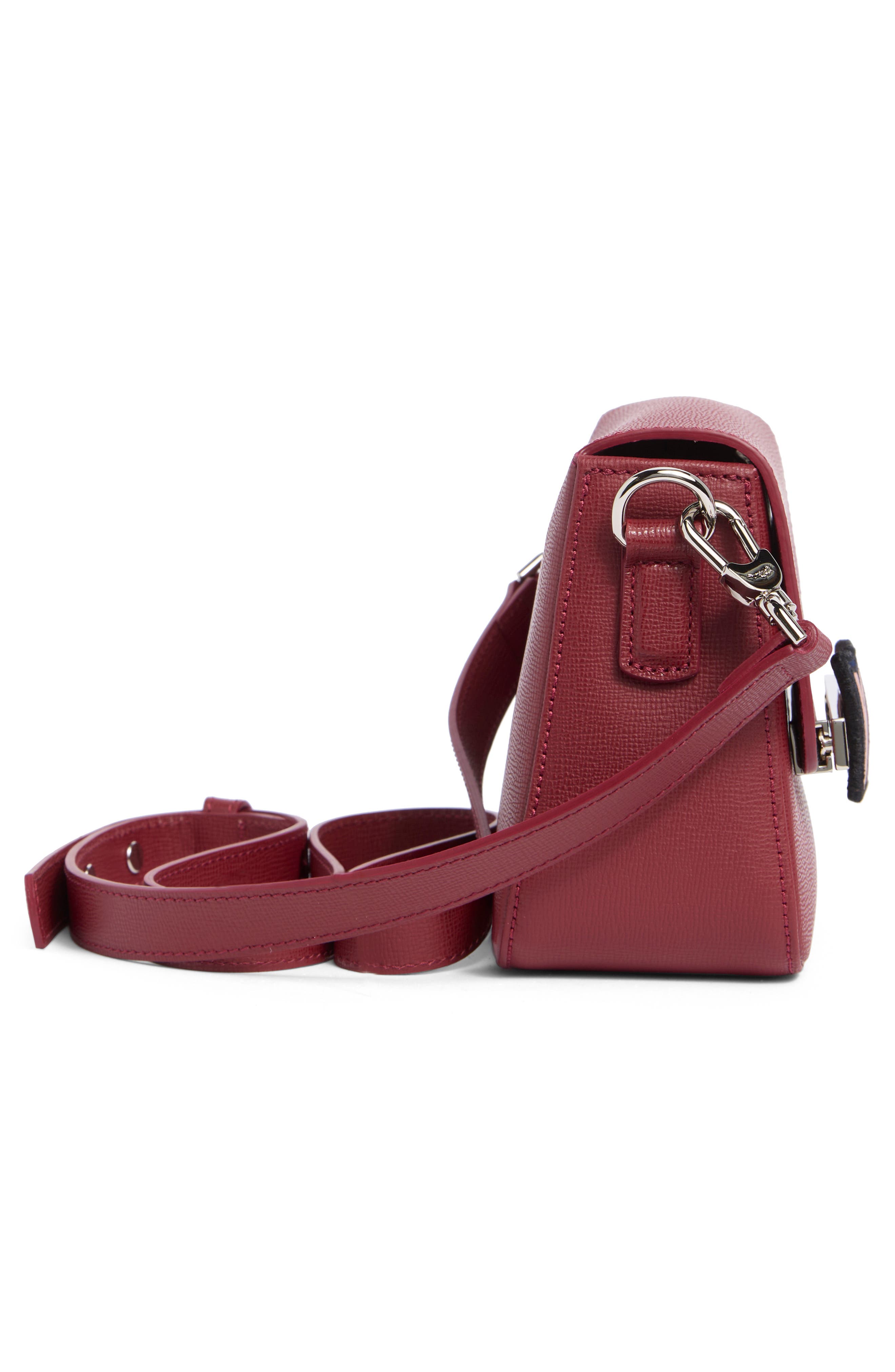 Longchamp Game On Small Crossbody Bag, Alternate, color, Carmine