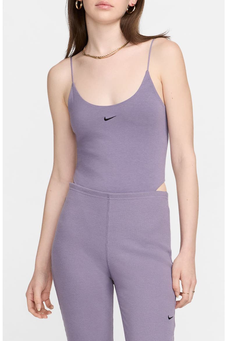 Sportswear Camisole Bodysuit, Main, color, DAYBREAK/ BLACK