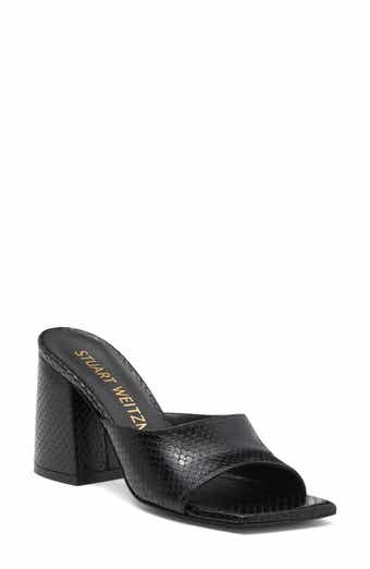 Stuart Weitzman Tia 85 Flare Block Sandal