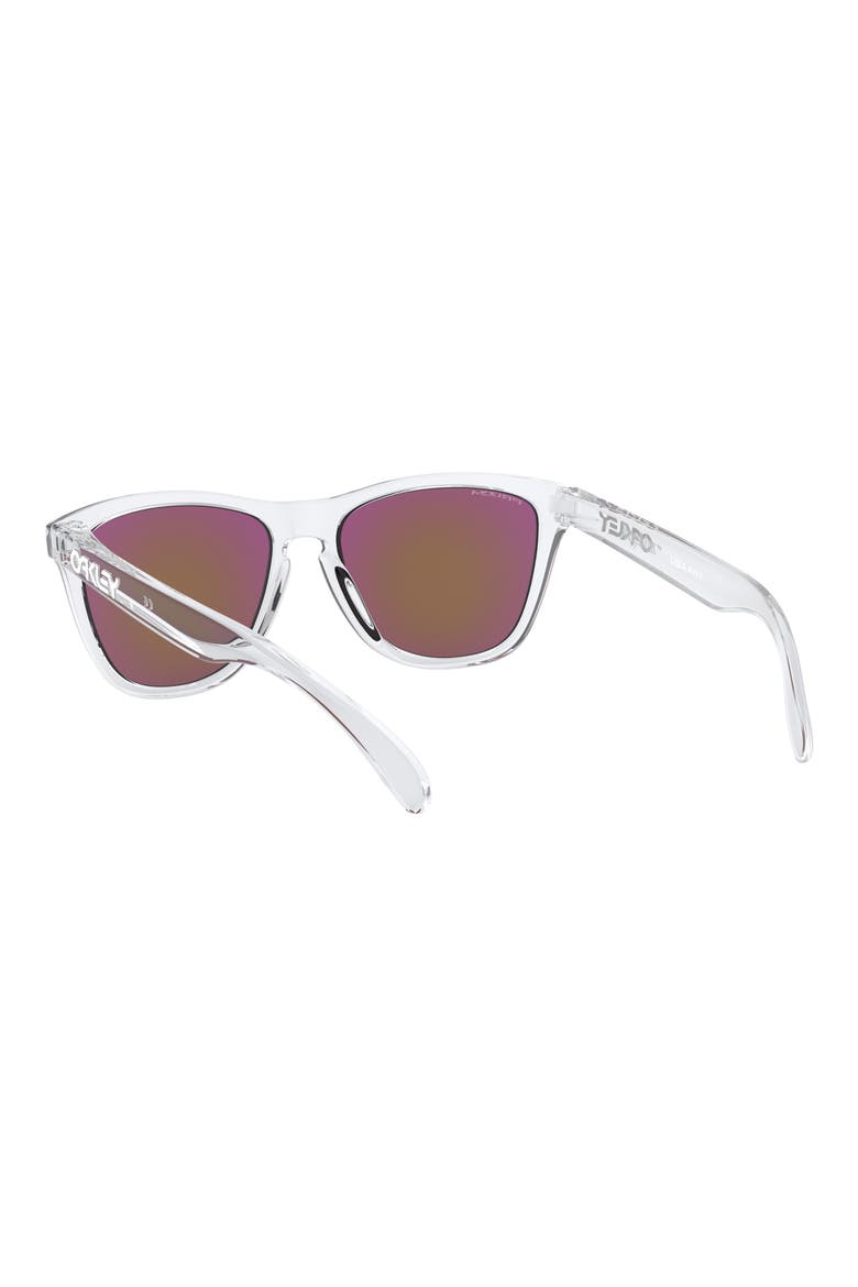 Frogskins 54mm Rectangular Sunglasses, Alternate, color, CLEAR / PURPLE