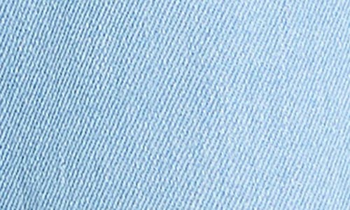 Vince Zip Front Twill Jacket In Pale Indigo