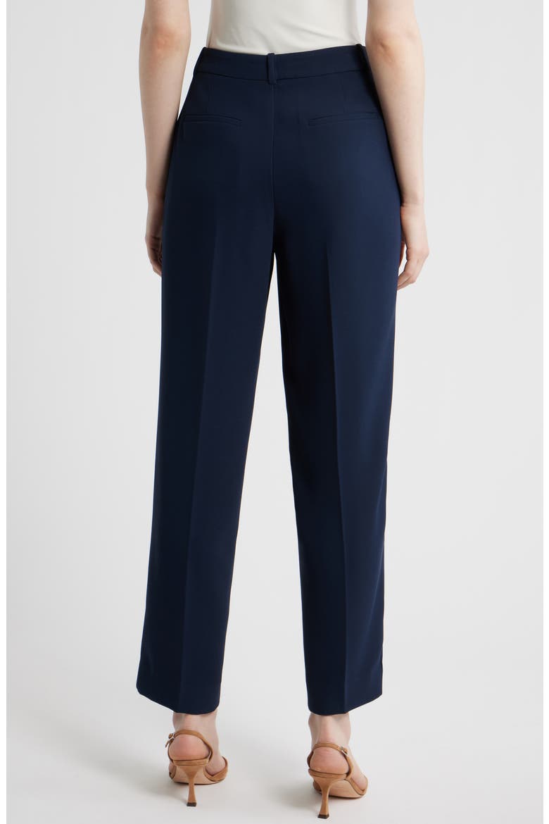 Gloria Crepe Ankle Pants, Alternate, color, NAVY
