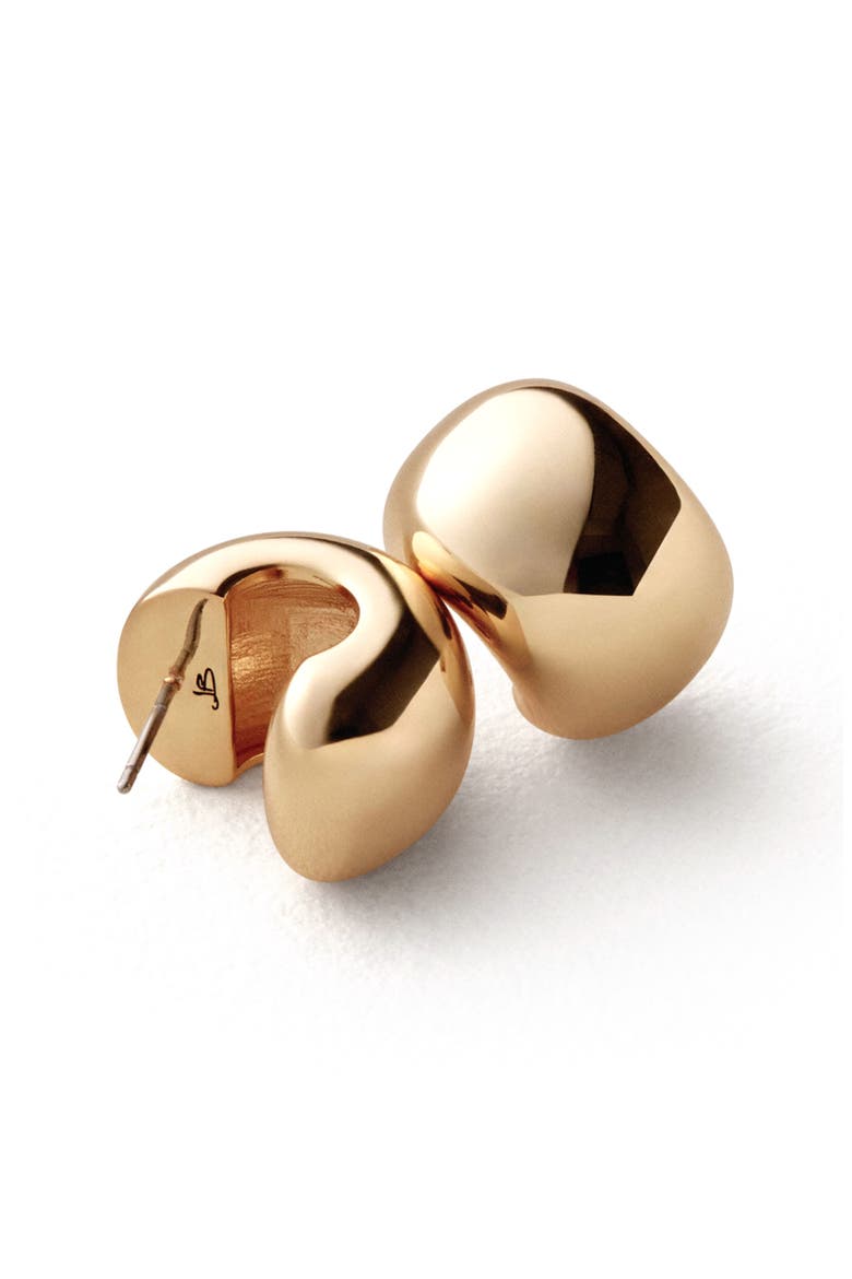 Small Gemma 14k Gold Dipped Hoop Earrings, Main, color, HIGH POLISH GOLD